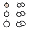 Unicraftale 3Pcs 3 Style 304 Stainless Steel Locket Pendants FIND-UN0001-83EB-1