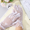 Globleland 6 Pairs 6 Styles Polyester Lace Gloves AJEW-GL0002-71-3
