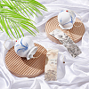 BENECREAT 2Pcs 2 Styles Round Handmade Porcelain Wind Chimes HJEW-BC0001-13-5