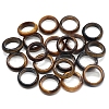 Natural Tiger Eye Plain Band Rings PW-WG25917-02-1