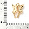 Brass Micro Pave Cubic Zirconia Slide Charms KK-G503-37G-03-3