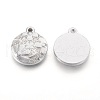 Non-Tarnish 201 Stainless Steel Pendants STAS-O118-47P-2