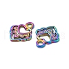 Ion Plating(IP) 304 Stainless Steel Pendants STAS-B032-08MC-3