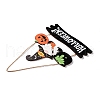 Halloween Wooden Door Wall Hanging Decorations HJEW-K040-01B-3