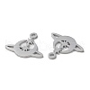 Non-Tarnish 304 Stainless Steel Pendants STAS-Q303-21P-2