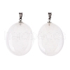 Natural Quartz Crystal Pendants G-T138-207C-3