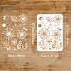 Plastic Drawing Painting Stencils Templates DIY-WH0396-224-2