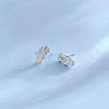 Flip Flop Alloy Crystal Rhinestone Stud Earrings FS-WGD6AB8-02-2