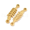 Ion Plating(IP) 304 Stainless Steel Connector Charms STAS-N103-125G-2