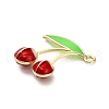 Alloy Enamel Pendants FIND-A051-08A-G-2