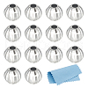 SUNNYCLUE Rhodium Plated 925 Sterling Silver Beads STER-BC0002-19A-1