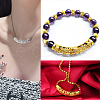 Beebeecraft 6Pcs 2 Colors Brass Tube Beads KK-BBC0014-58-6