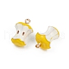 Brass Alloy Pendants KK-R226-17G-01-2