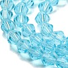 Transparent Glass Beads Strands GLAA-F029-4mm-20-3