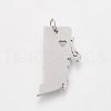 Tarnish Resistant 201 Stainless Steel Pendants STAS-T038-53-1