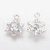 Alloy Cubic Zirconia Pendants ZIRC-S056-01-1