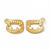 Rack Plating Alloy Pendants PALLOY-I215-23G-1
