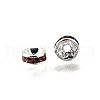 Brass Grade A Rhinestone Spacer Beads RB-A014-Z6mm-10S-3