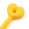 Heart Silicone Cable Ties SIL-T057-01M-3
