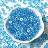 Transparent Colours Luster Glass Seed Beads SEED-E001-T3x6mm-A04-2