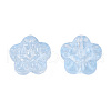 Transparent Spray Painted Glass Beads GLAA-N035-029-C02-2