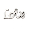 Non-Tarnish 201 Stainless Steel Pendants STAS-A066-12P-1