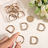 Gorgecraft 12Pcs Alloy Spring Gate Rings FIND-GF0007-10B-3