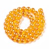 Electroplate Transparent Glass Beads Strands X-GLAA-T032-T8mm-AB11-3