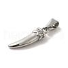 Non-Tarnish 304 Stainless Steel Pendants STAS-B053-31P-2