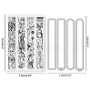 Globleland 1Pc Custom PVC Clear Stamps DIY-GL0004-75-6