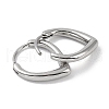 Non-Tarnish 316 Surgical Stainless Steel Hoop Earrings for Women EJEW-P274-18D-P-2