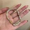 Handmade Porcelain Round Beads Stretch Bracelets for Women WG88E43-05-1