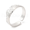 201 Stainless Steel Open Cuff Ring RJEW-E063-41P-1