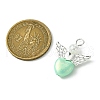 50Pcs Heart Acrylic Pendants PALLOY-JF02975-3