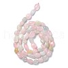 Natural Morganite Beads Strands G-L550A-08-2