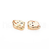 Brass Micro Pave Cubic Zirconia Charms KK-N232-277-2