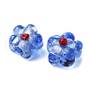 Handmade Silver Foil Glass Lampwork Beads FOIL-T001-02I-3