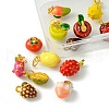13Pcs 13 Styles Alloy Enamel Pendants FIND-FS0002-40-3