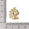 Brass Micro Pave Colorful Cubic Zirconia Pendants KK-E111-34B-G-3