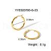 Exaggerated Stainless Steel Hoop Earrings HB2914-2-1