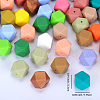 Hexagonal Silicone Beads SI-JX0020A-25-2