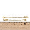 Brass Ends with Chains KK-P283-35G-3