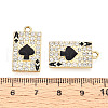 Rack Plating Alloy Crystal Rhinestone Pendants RB-L036-VF917-2-3
