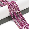 Dyed Synthetic Imperial Jasper Beads Strands G-M403-A35-01-2