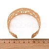 304 Stainless Steel Cuff Bangles BJEW-B135-01C-G-4