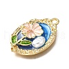 Alloy Enamel Pendants ENAM-K076-13A-01-2