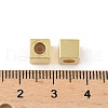 Brass Beads with Silicone KK-Q039-17G-2