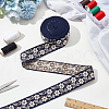 FINGERINSPIRE 10 Yards Ethnic Style Embroidery Polyester Ribbons OCOR-FG0002-24C-5