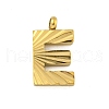 Ion Plating(IP) 304 Stainless Steel Charms STAS-G345-01G-E-1