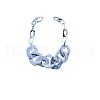 Fashionable Resin Oval Link Chain Necklaces FS-WG8E51D-06-2